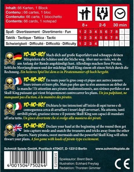 Produktbild Schmidt Spiele Skull King (Deutsch, Französisch, Italienisch)