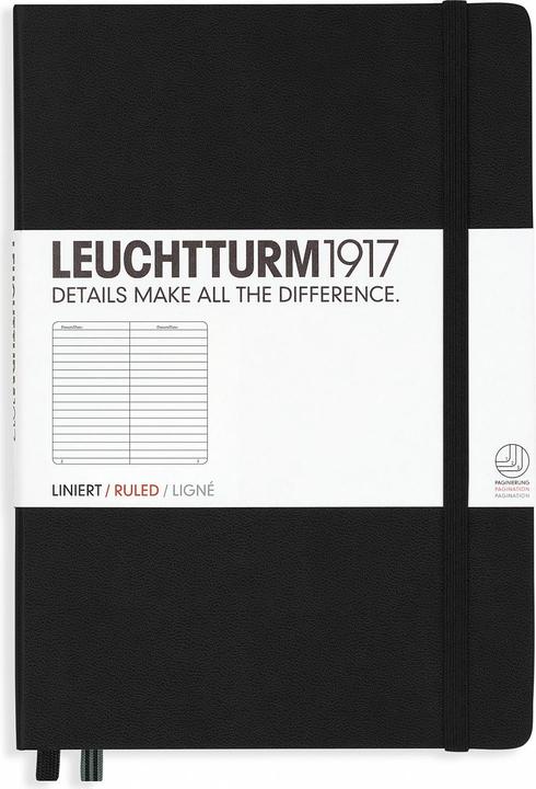 Produktbild Leuchtturm1917 Notizbuch (A5, Liniert, Harter Einband)