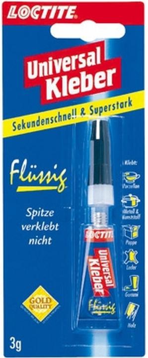 Actual product image Henkel Loctite UniversalKleber liquid, single product, 3g (15 g)