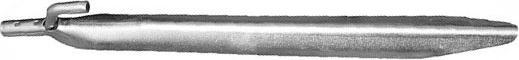 Actual product image High Peak Steel peg Steel V peg with hook 180 x 22 mm