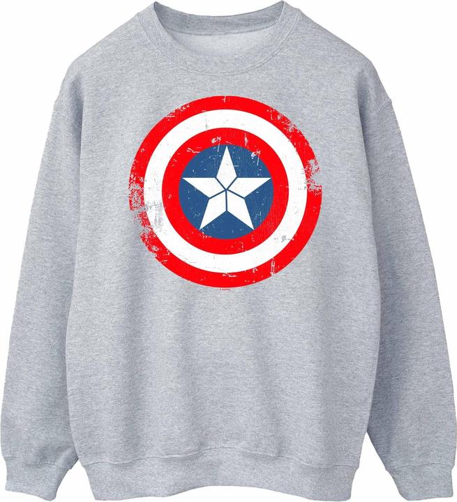 Produktbild Captain America Civil War Distressed Shield Sweatshirt (S)