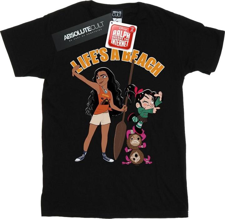 Immagine prodotto Disney Wreck It Ralph Moana And Vanellope Maglietta Ampia Donna (3XL)