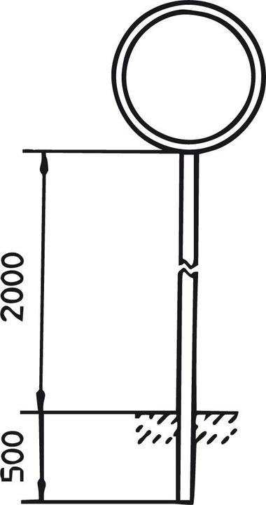 Image du produit Moravia Supports de cadre tubulaire Ø 60 mm, 32 mm pour signaux ronds