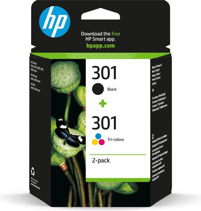 Produktbild HP 301 Ink Cart Combo (M, BK, C, Y)