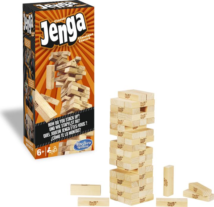 Image du produit Hasbro Gaming Jenga Classic (Allemand, Français, Italien)