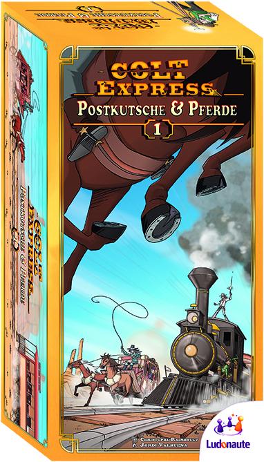 Produktbild Asmodée Colt Express: Postkutsche und Pferde (Deutsch)