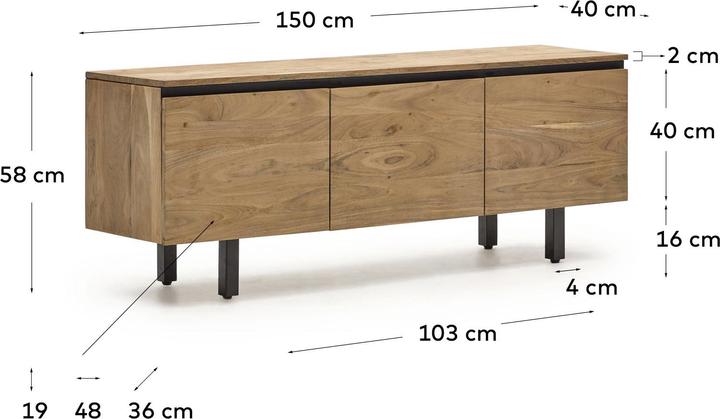 Produktbild Kave Home Uxue (40 x 150 cm)