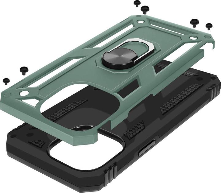 Actual product image Avizar Shockproof Mobile Phone Case with Ring Series (Apple iPhone 15 Pro)