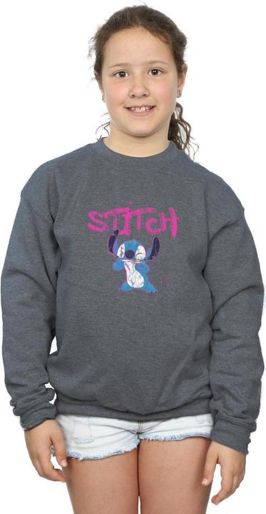 Produktbild Disney Lilo And Stitch Graffiti Sweatshirt Mädchen (140, 146)
