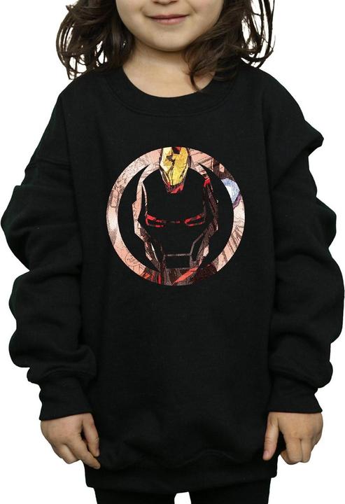 Immagine prodotto Iron Man Montage Symbol Felpa Ragazze (152, 158)