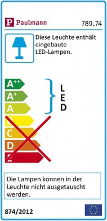 Label énergétique Paulmann SimpLED Stripe Set (Blanc chaud, 1000 cm, Intérieur)