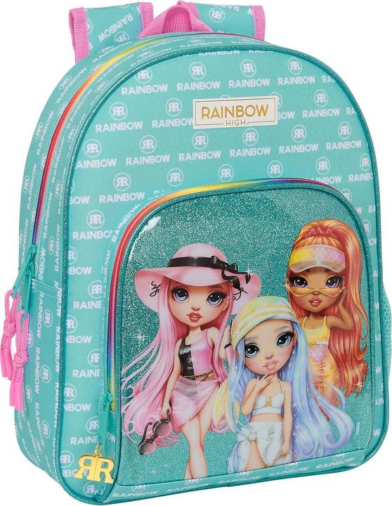 Produktbild Rainbow Schulrucksack High Paradise türkis 28 x 34 x 10 cm