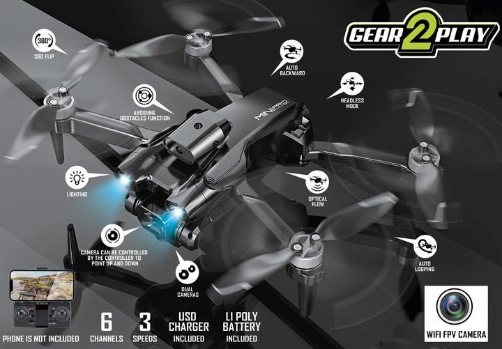 Produktbild Gear2play Funkgesteuerte Drohne Pro Eagle