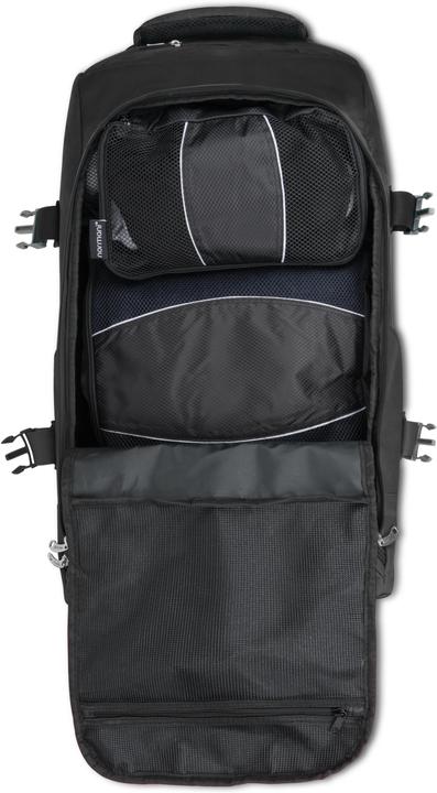 Image du produit Normani Reisetrolley mit Rucksackfunktion 90 L mit 5 Kleidertaschen (90 l)