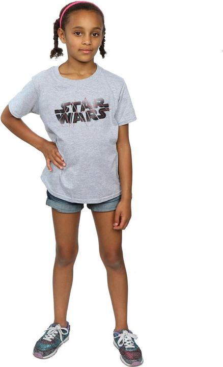 Produktbild Star Wars The Last Jedi Spray Logo TShirt Mädchen (152, 158)