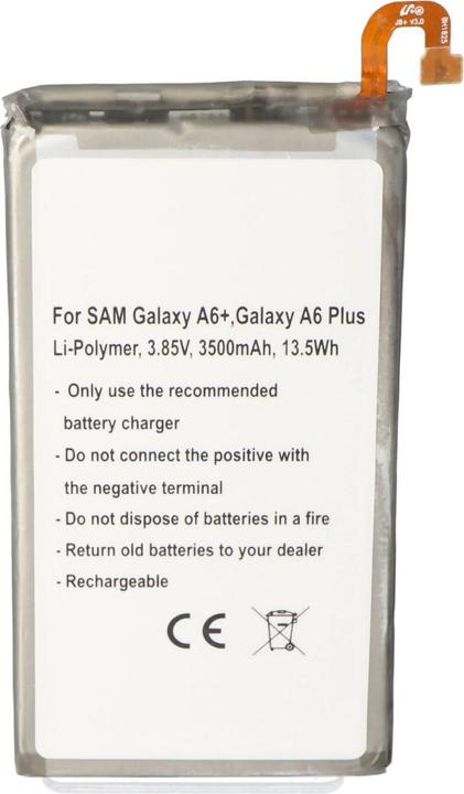 Image du produit AccuCell Batterie Samsung Galaxy A6+, Galaxy A6 Plus
