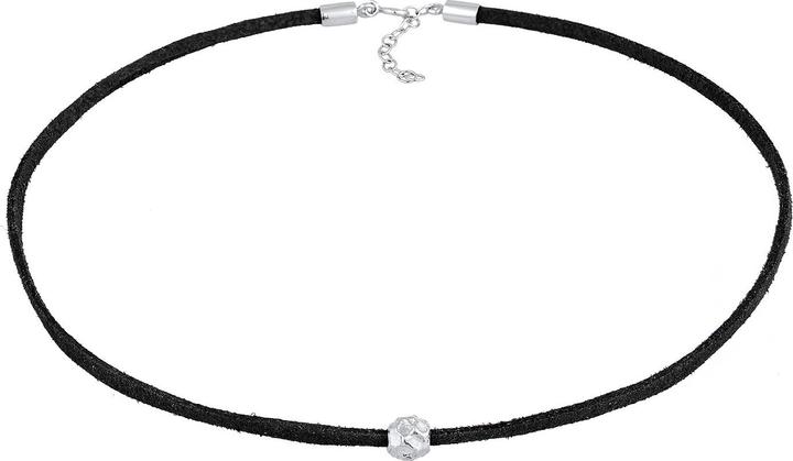 Elli Bead, Choker, Kugel, Organic (Kunstleder, 925er Sterling Silber, No Stein, 36 cm)