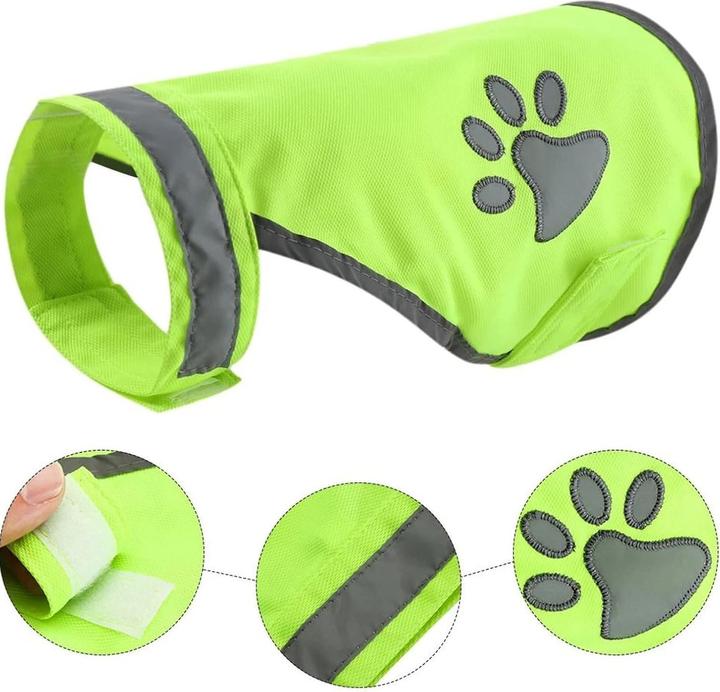 Immagine prodotto Cbx Gilet riflettente ad alta visibilità per cani, gilet di sicurezza per cani - taglia S (S, Gilet per cani)
