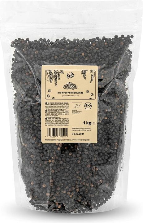 Image du produit KoRo Poivre noir bio en grains entiers (1000 g)