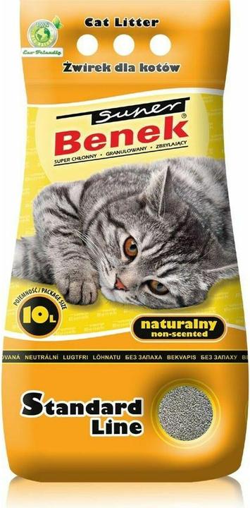 Produktbild Super Benek Certech Standard Natural - Klumpende Katzenstreu 10 l (Klumpend, Schnell absorbierend, 9.90 kg)