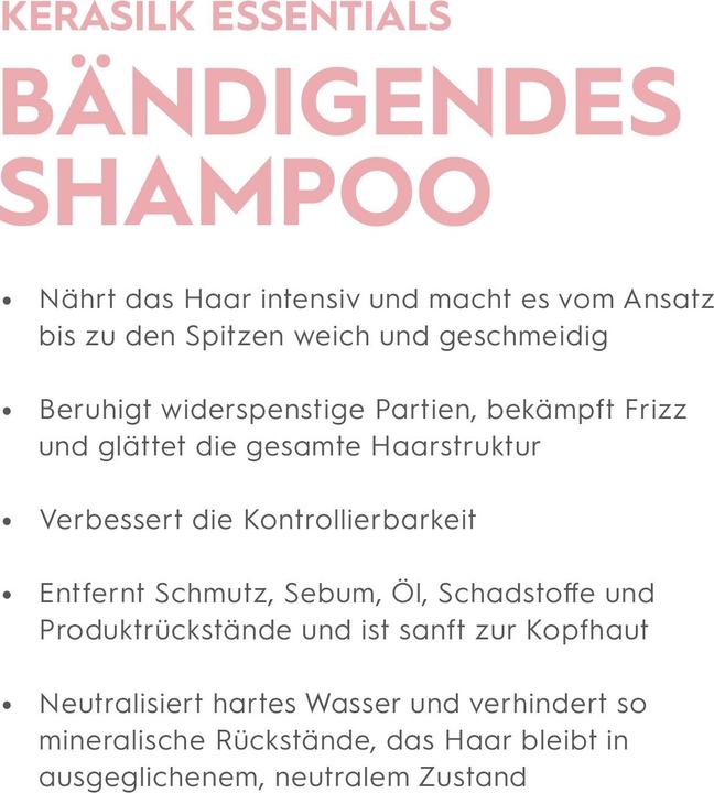 Actual product image Kerasilk Essential - Smoothing Shampoo (750 ml, Liquid shampoo)