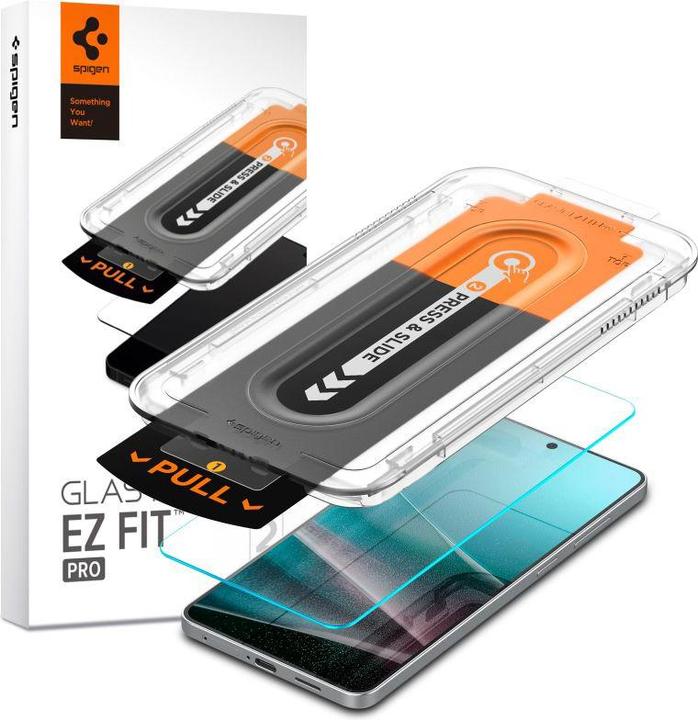 Immagine prodotto Spigen - Glas.tR EZ-FIT Pro - Samsung Galaxy S25 Edge - Clear (1 Pezzo/i, Samsung Galaxy S25 Edge)