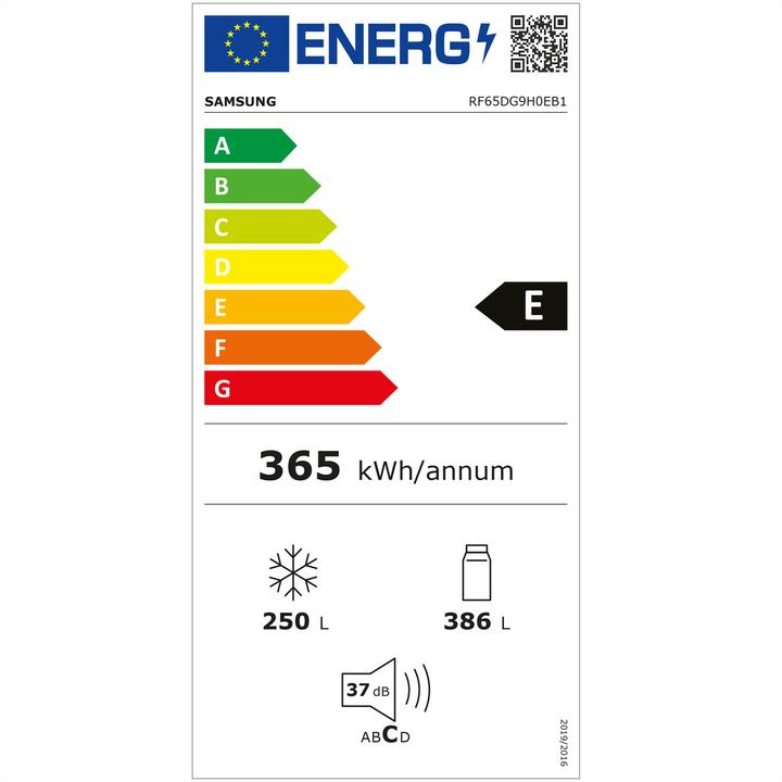 Energie-Label Samsung Food Center RF9000D French Door (649 l)