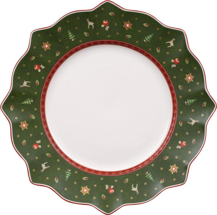 Speiseteller grün Toy's Delight (1 x, 29 cm)