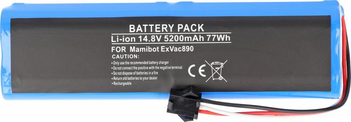 Image du produit AccuCell 5200mAh Akku passend für MAMIBOT eXVAC 890 Akkutyp SUN-INTE-279, 4INR19/66-2, 5200 mAh, 77wh (1 pcs, 5200 mAh)