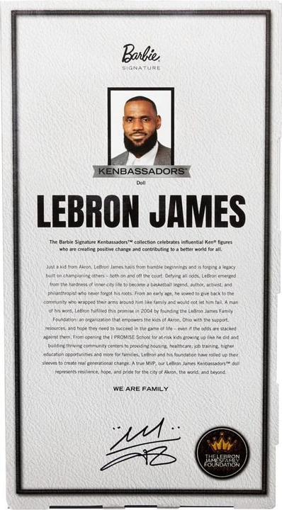 Produktbild Mattel Barbie Signature Le Bron James