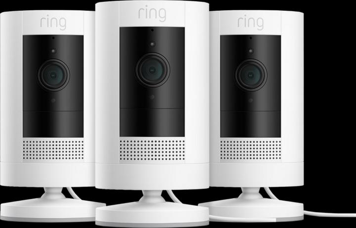 Immagine prodotto Ring Stick Up Cam Plug-In - Wit confezione da 3 pezzi
