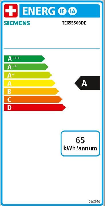 Energie-Label Siemens EQ6 plus s500 TE655503DE