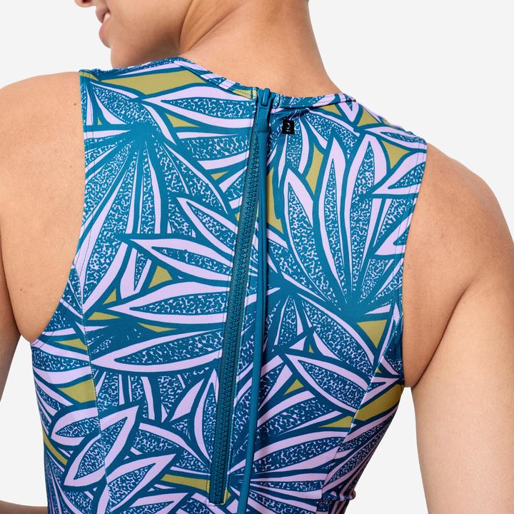 Actual product image Olaian Badeanzug Surfen Damen Carla blau/violett (42)