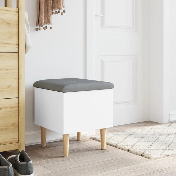 Produktbild VidaXL Sitzbank mit Stauraum Weiss 42x42x46 cm (42 cm)