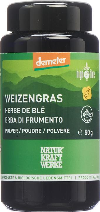 Actual product image NaturKraftWerke Wheatgrass powder Demeter (1 Piece, Powder, 50 g)