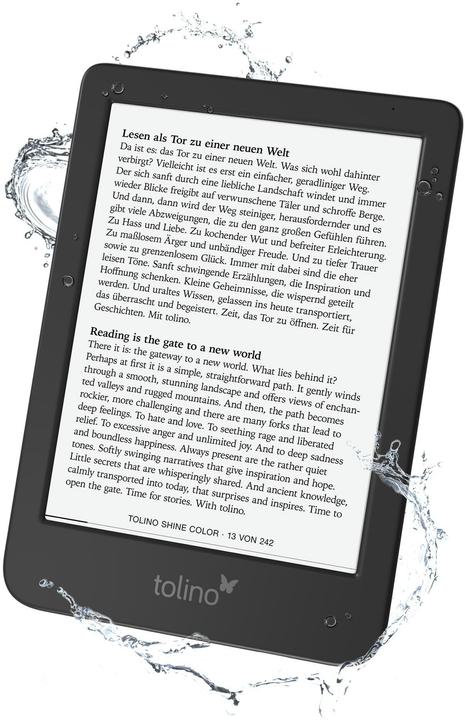 Actual product image tolino Shine Colour (6", 16 GB, Black)