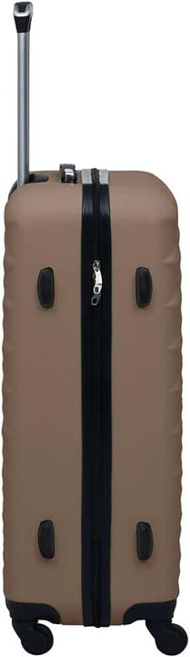 Actual product image VidaXL Hard Shell Trolley, Brown (Hand luggage (up to 50 litres), L (90 - 115l))