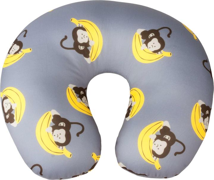 Image du produit KidsExperts Coussin cervical Monkey 5 ans et + gris/jaune (Coussins de voyage)