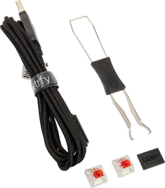 Actual product image CHERRY xtrfy K5 Gaming Keyboard TKL, RGB - Black (DE, Cable)