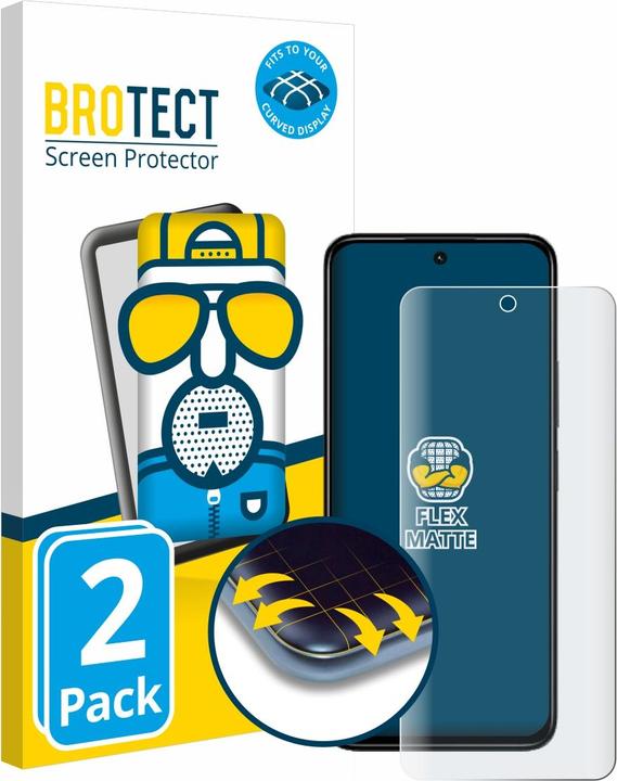 Immagine prodotto BROTECT Full-Screen Pellicola Opaca (2 Pezzo/i, Xiaomi Redmi 13)