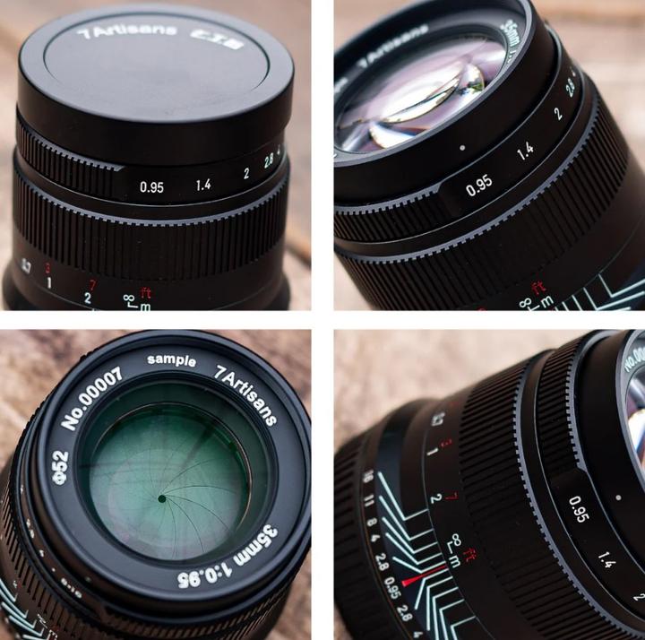 Produktbild 7artisans Festbrennweite 35mm F/0.95 – Canon RF (Canon RF, APS-C / DX)