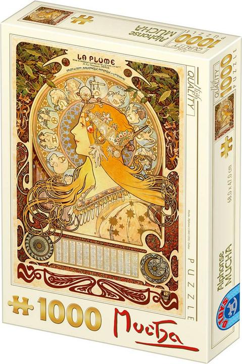 Immagine prodotto D-Toys Puzzle 1000 Alfons Mucha, Zodiak (1000 pezzi)