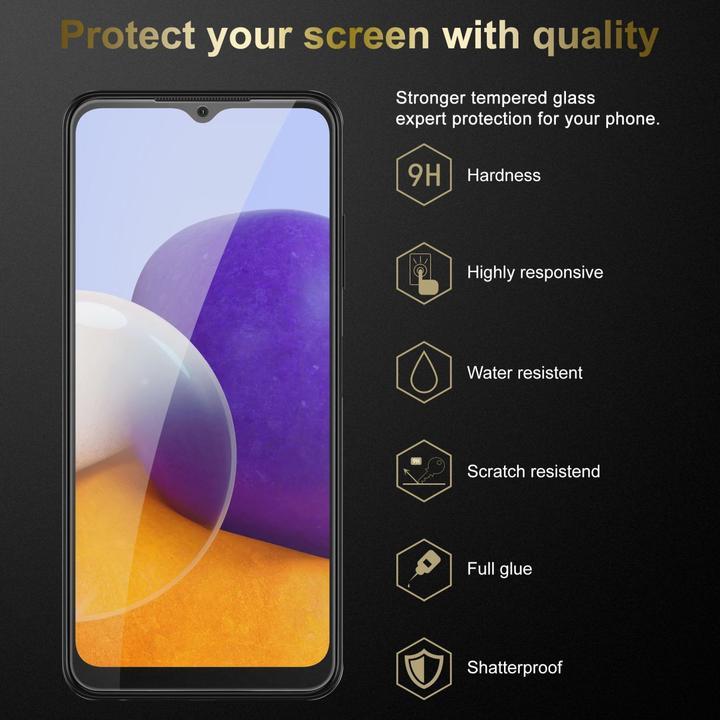 Image du produit Cadorabo Verre de protection d'écran (3 pièce(s), Samsung Galaxy A22 5G)