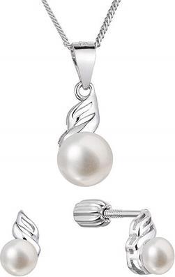 Immagine prodotto Evolution Group Incantevole set di gioielli con perle vere 29046.1B (orecchini, catena, ciondolo)