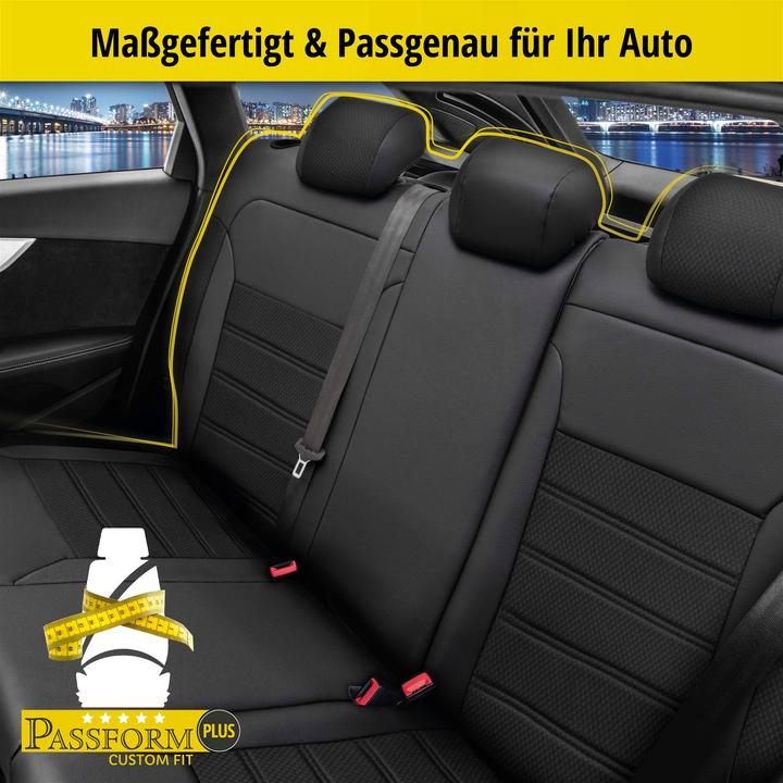 Image du produit Walser Housse de siège pour Audi A6 Avant (4G5, 4GD, C7) 05/2011-09/2018