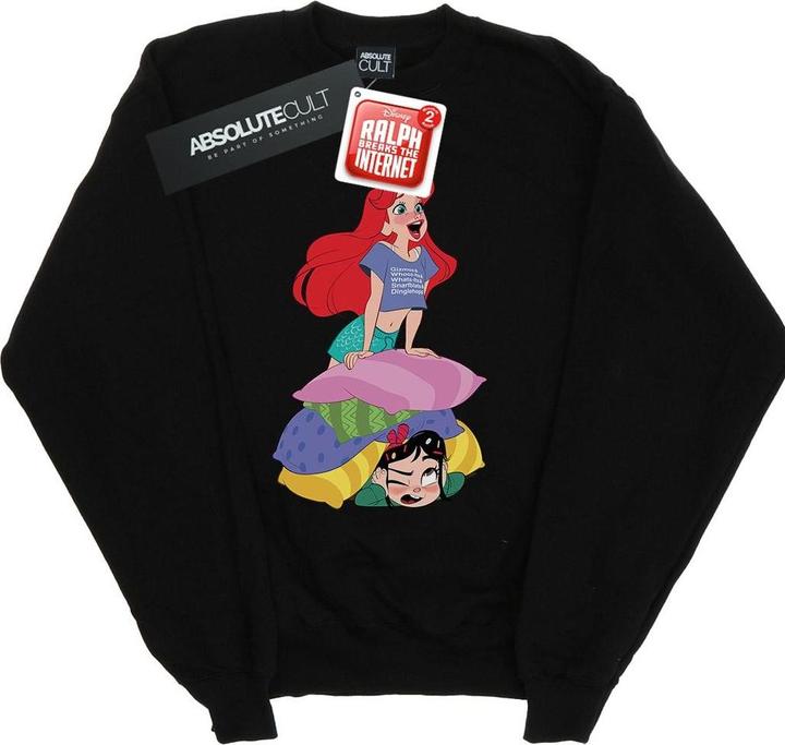 Produktbild Disney Wreck It Ralph Ariel And Vanellope Sweatshirt Mädchen (152, 158)