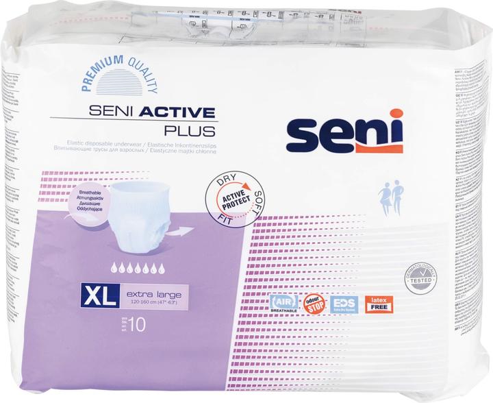 Actual product image Seni Active Plus Pants disposable breathable waist 120-160cm 7 drops (10 x, Large plus)