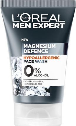 Image du produit L'Oréal Paris - Men Expert Magnesium Defense (Face Wash) 100 ml Gel nettoyant pour peaux sensibles (100 ml)