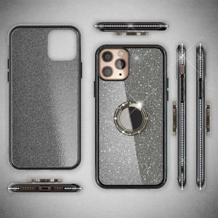 Produktbild Nalia Ring Glitzer Silikon Hülle (Apple iPhone 11 Pro Max)