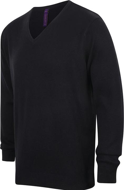 Produktbild Henbury FeinstrickPullover Sweatshirt mit VAusschnitt (M)